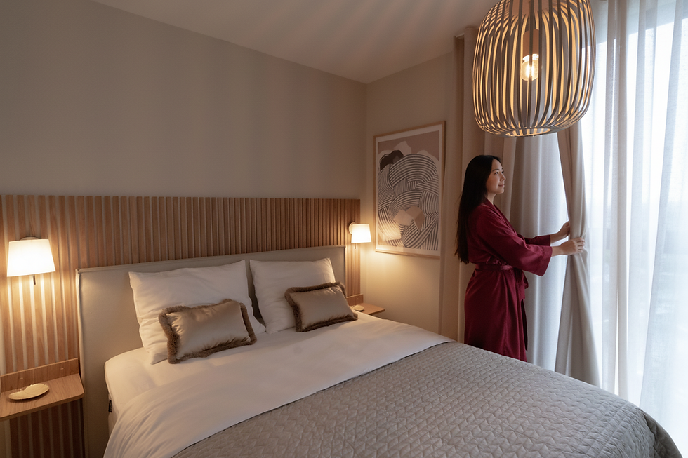 Bedroom at SolsBury Prime Rentals