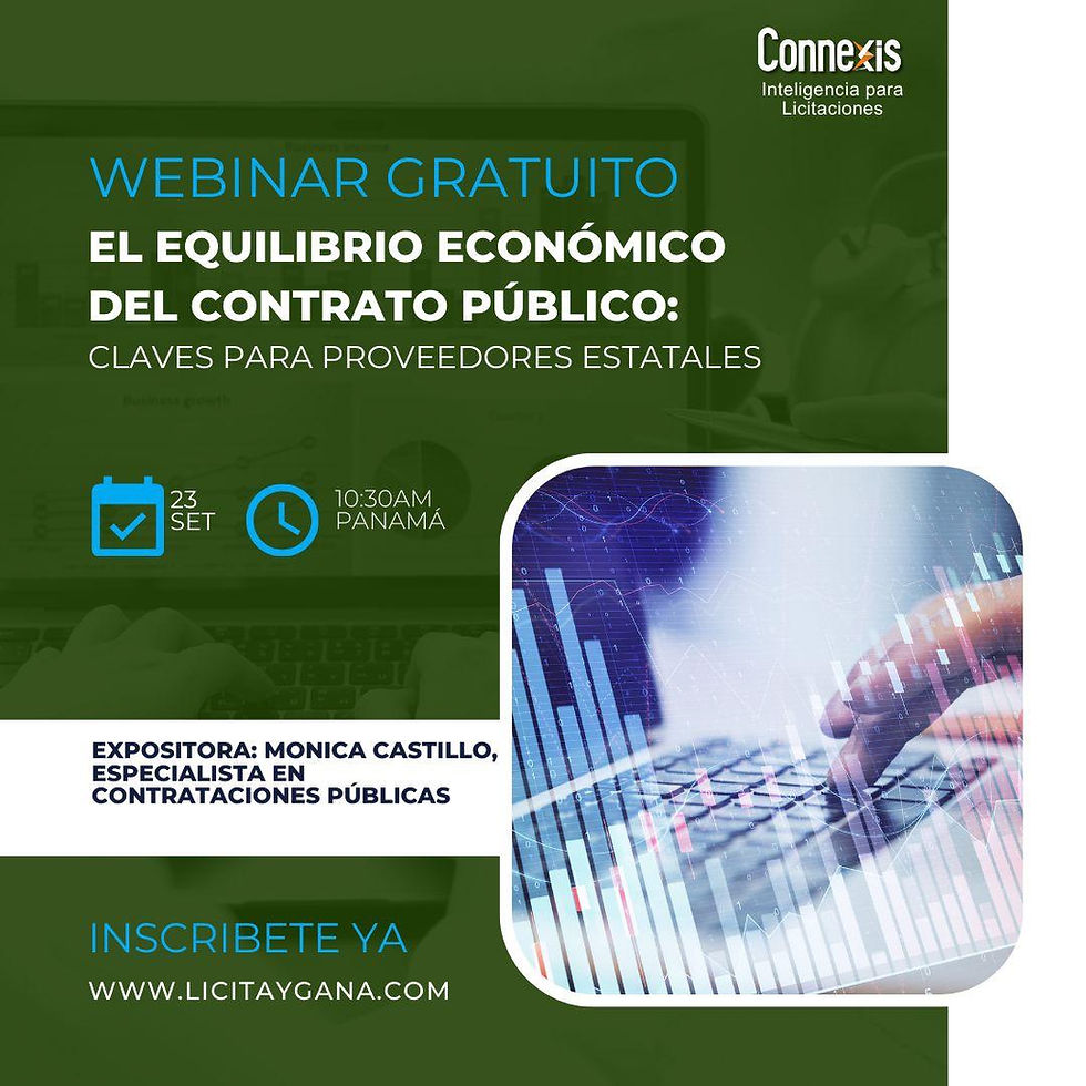 Webinar Panamá: El Equilibrio Económico del Contrato Público: Claves para Proveedores Estatales