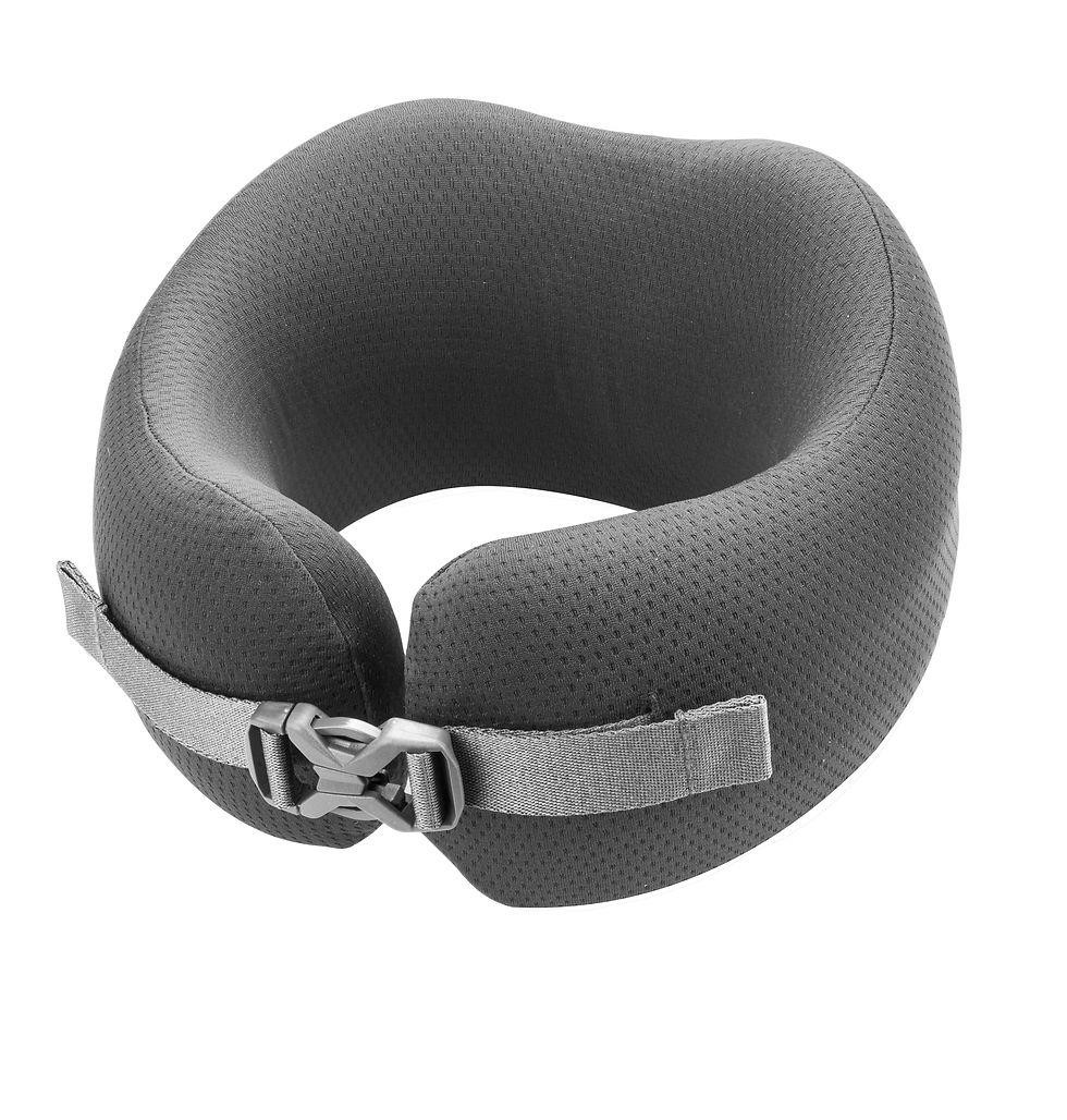 縮圖：EASYNAP PILLOW 可摺疊記憶綿頸枕(連防水收納盒)