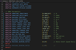 A snippet of C code