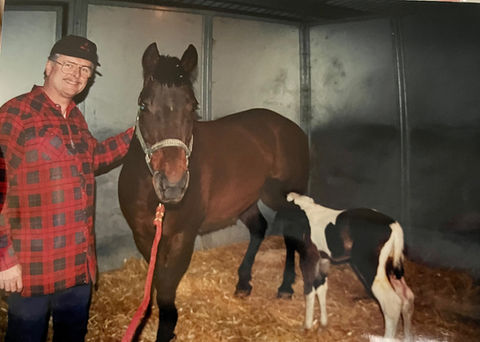 1990s Jeff with Tinkey and baby.jpg