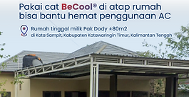 Pakai cat reflektif surya di atap rumah bisa bantu hemat penggunaan AC