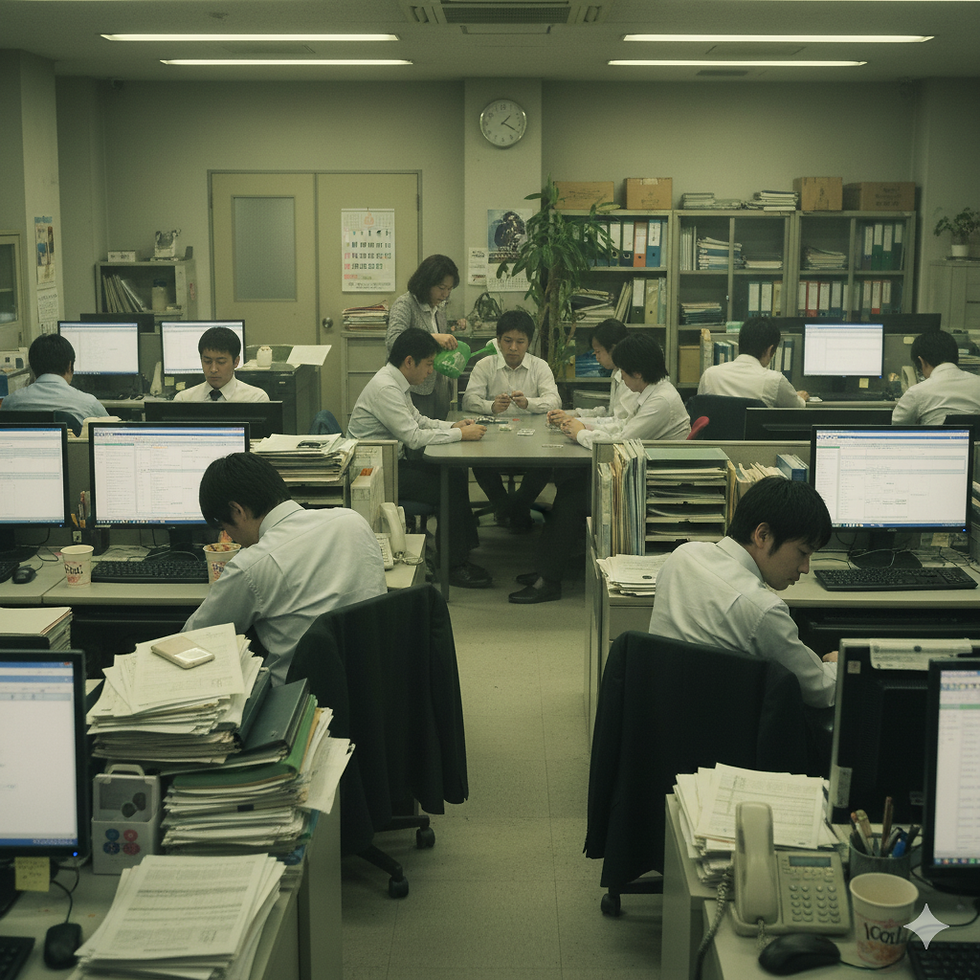 ゆるブラック企業で働くひとの様子