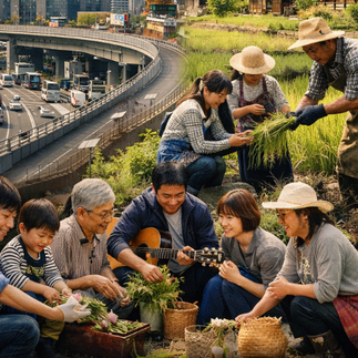 小さなことをみんなで少しずつ行う町作り