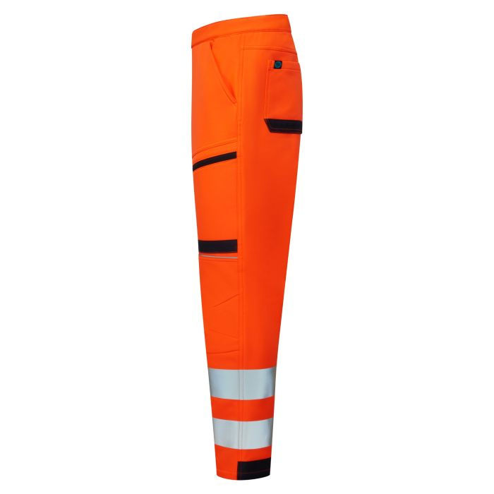 Thumbnail: System Hi-Vis Eco Stretch Softshell Orange Trouser