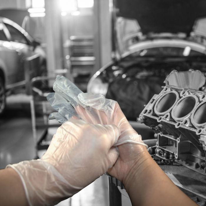 Thumbnail: Shield Clear Vinyl Powder Free Disposable Glove