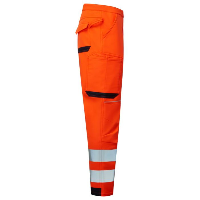 Thumbnail: System Hi-Vis Eco Stretch Softshell Orange Trouser