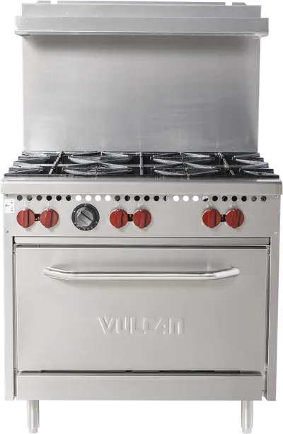 Vulcan - 6 Burner Range, 36"