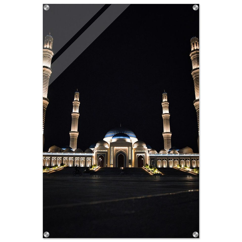 Große Moschee Astana - Premium Acryl Print