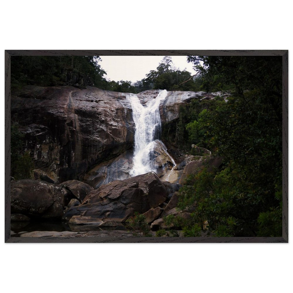 Murray Falls - Wasserfall Queensland Australien | Premium Holzrahmen Poster
