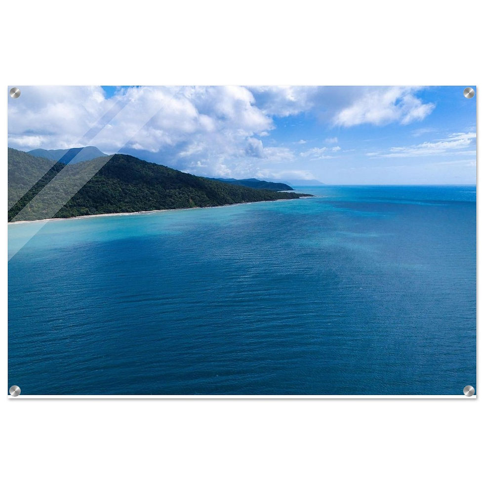 Am Rand des Korallenmeers - Premium Acryl Print