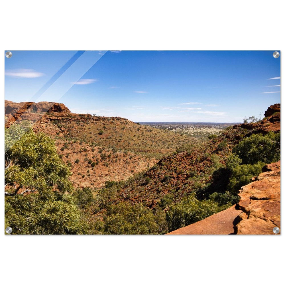Ewiger Sommer - Outback Felsenlandschaft Australien | Premium Acryl Print