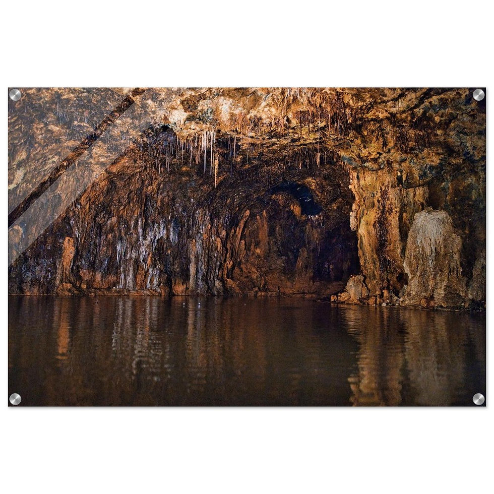 Tropfsteinhöhle - Premium Acryl Print