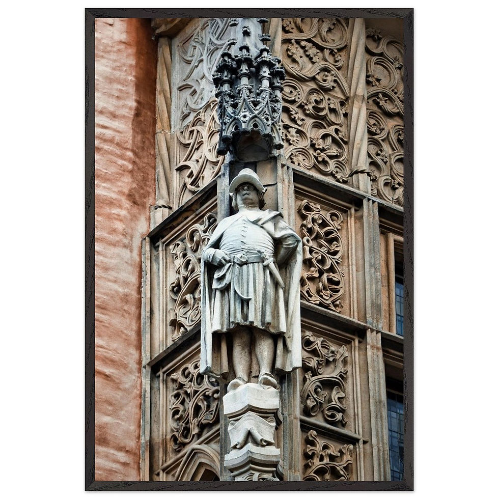 Spuren der Zeit - Premium Holzrahmen Poster