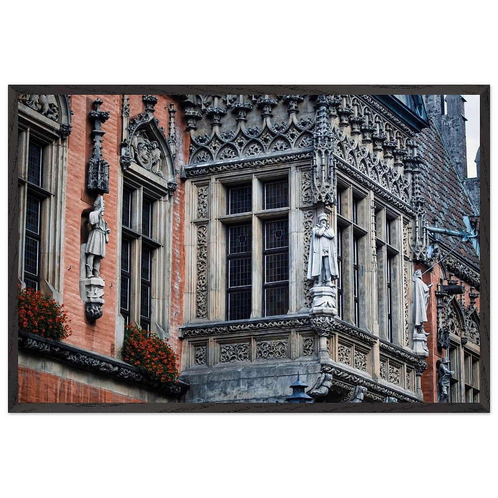 Das alte Schlesien - Premium Holzrahmen Poster