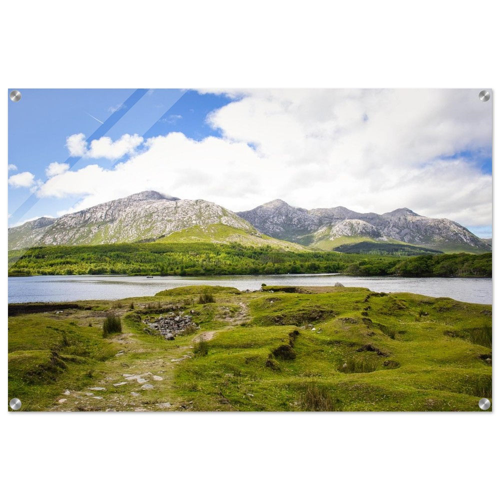 Sehnsucht nach Connemara - Berglandschaft Irland See | Premium Acryl Print
