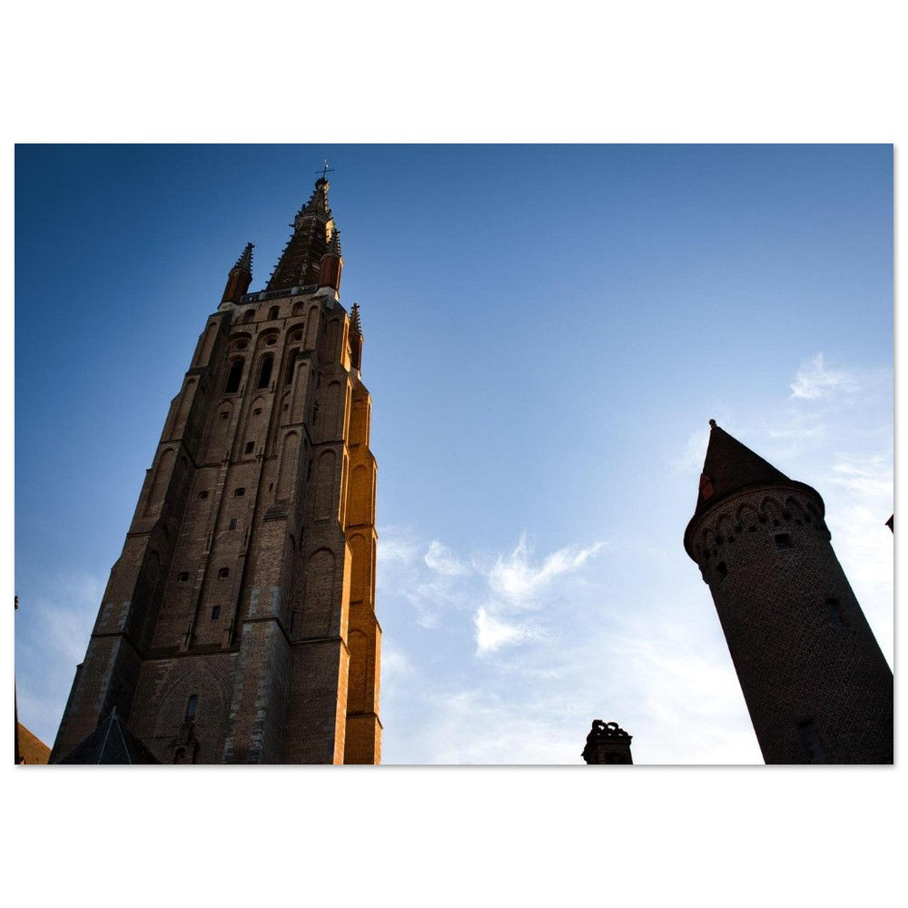 Heren van Gruuthuse Brügge - Gotische Türme Belgien | Fine Art Poster