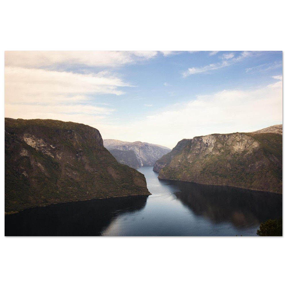 Stegastein - Fjord-Schlucht Norwegen | Fine Art Poster