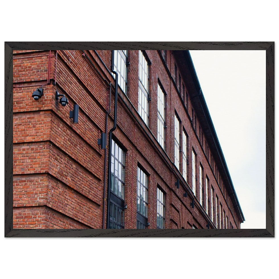 Oslo - Premium Holzrahmen Poster