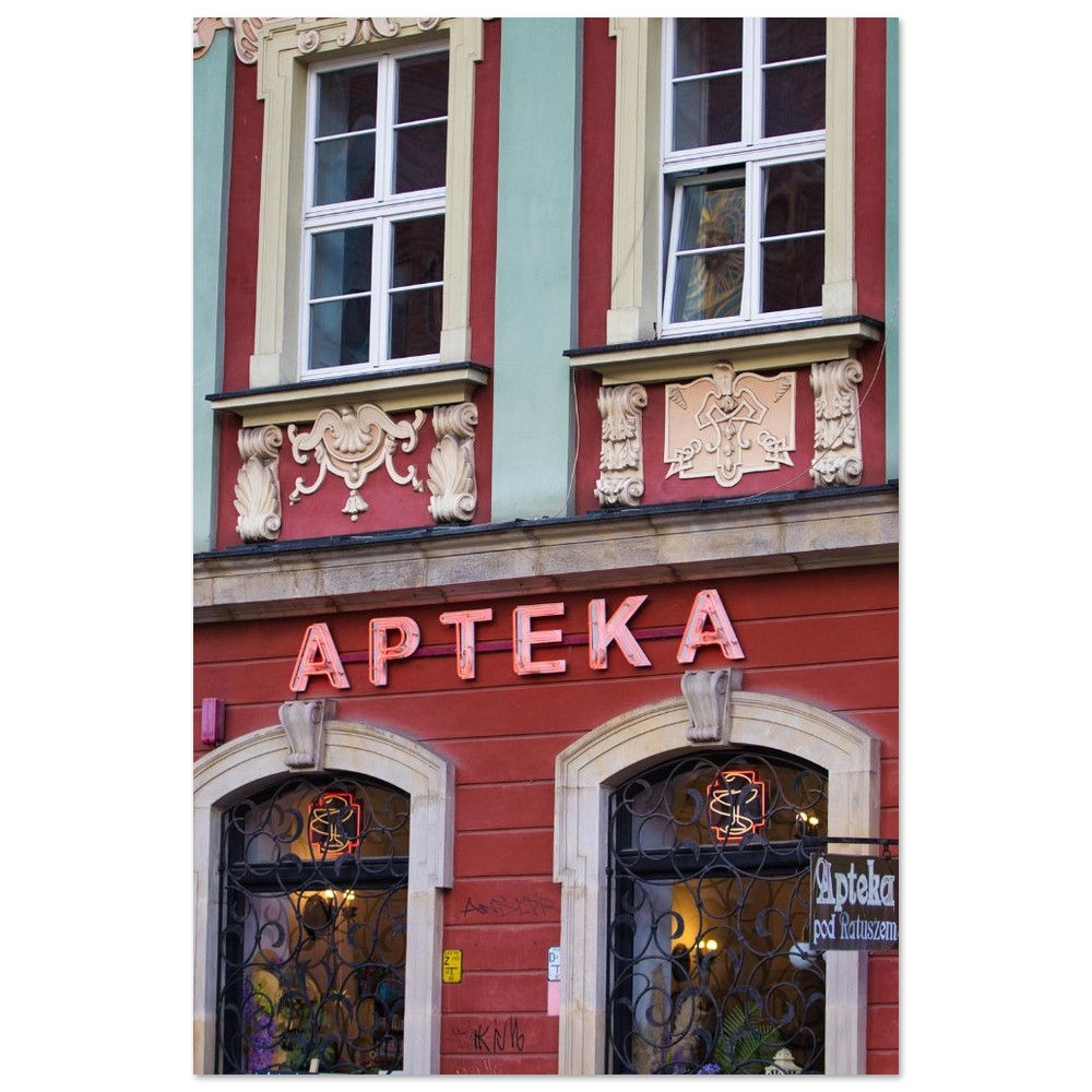 Apteka - Historische Apotheke Polen | Fine Art Poster