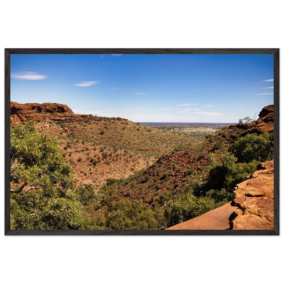 Ewiger Sommer - Premium Holzrahmen Poster