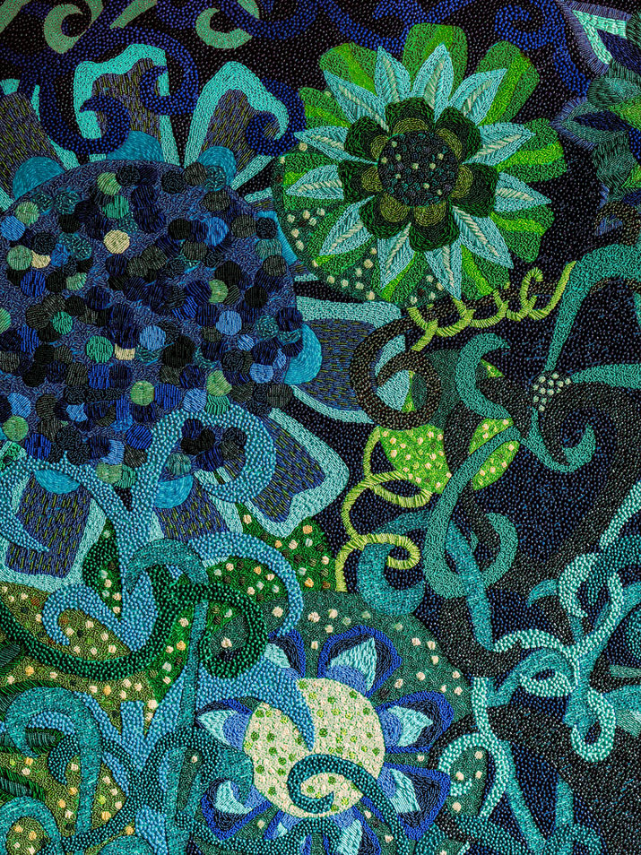 Azul Embroidery