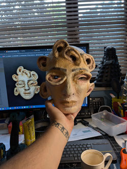 Mask for small horror film