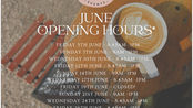 Pull & Pour June Opening Hours