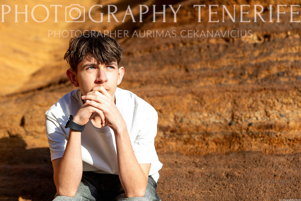 Portrait photo session in Tenerife