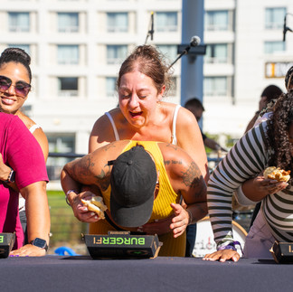Blind Folded Burger Relay