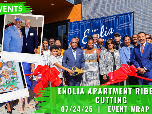 A Stylish Celebration at Enolia Apartments Ribbon Cutting 🎉