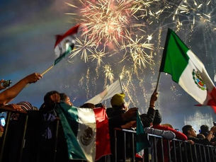 The Grito lights up Mexico’s sky.