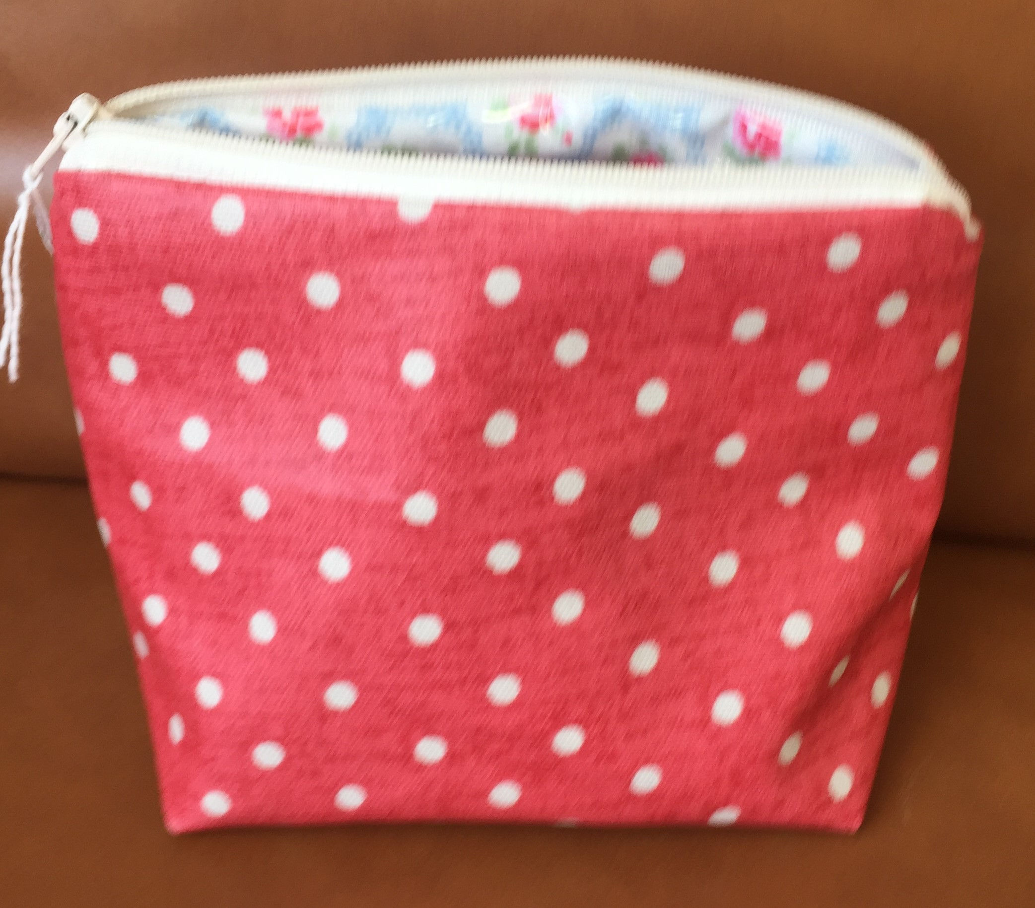 Small Cosmetic Bag - Red Dotty (CM1169)
