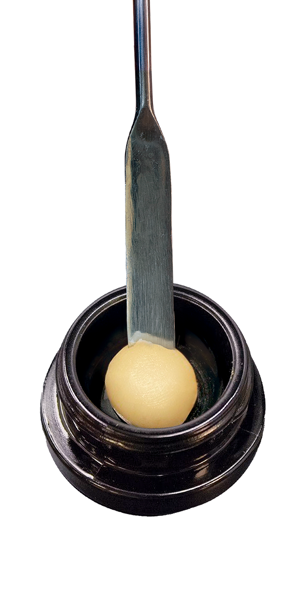 A small jar of BOXHOT whipped diamonds.
