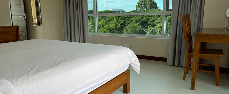 Comfortable Hotel Room with King Bed and a Mountain View in Chiang Mai