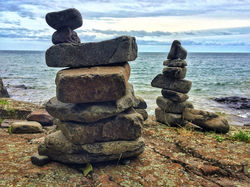 Stacks + Lake Superior