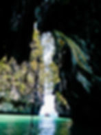 A hong on Phanak Island, Pha Nga Bay, Thailand.