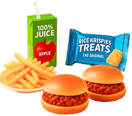 Arranged Food and Objects