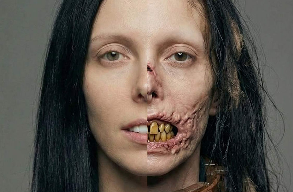 AI Actor Before and After Makeup