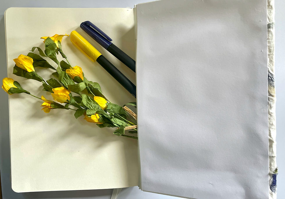 Thumbnail: Blue Violet Pressed Flower Journal