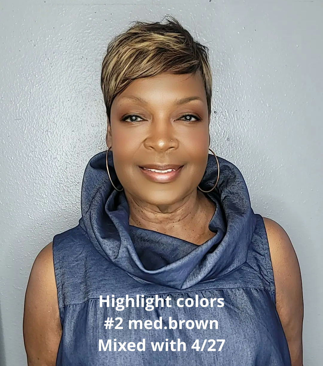 1/2 Monica with highlights