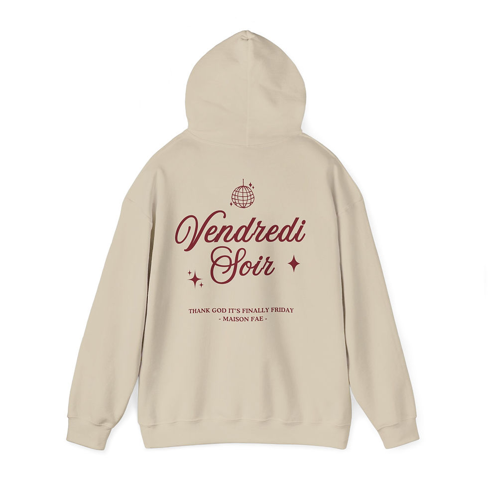 Thumbnail: Vendredi Soir — Unisex Hoodie 