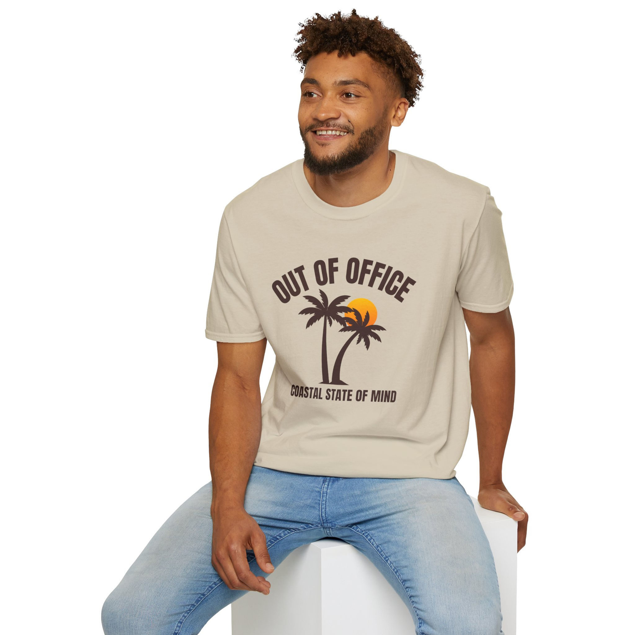 Out of Office Coastal State of Mind, Unisex T-Shirt 