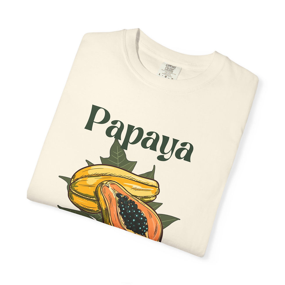 Thumbnail: Papaya Graphic Unisex T-Shirt (Vintage tee)