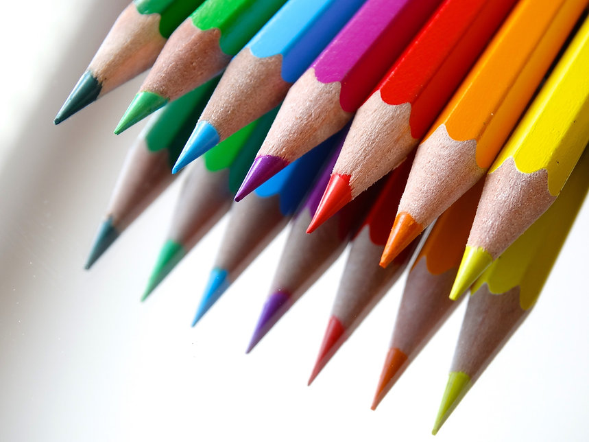 colored-pencils-colour-pencils-mirroring