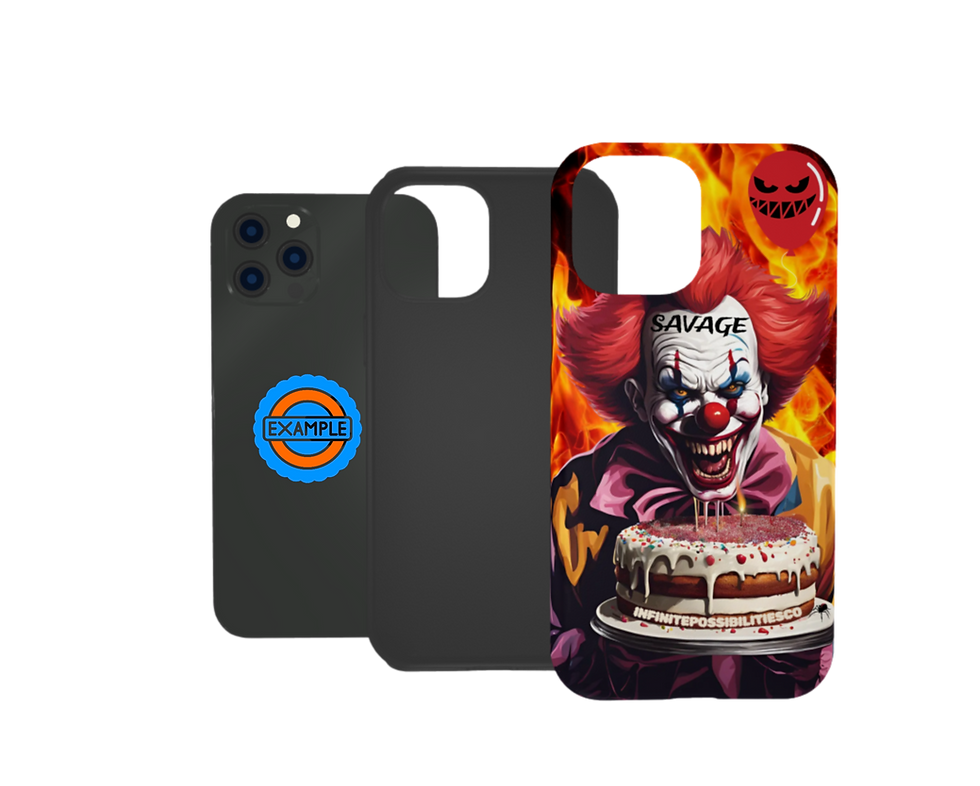 savage, clown, cake, fire, spider, paint, infinite possibilities co, scary, balloon