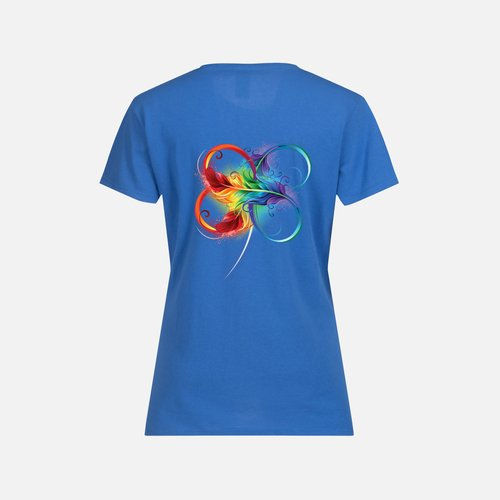 Thumbnail: infinite feather loops luck flower