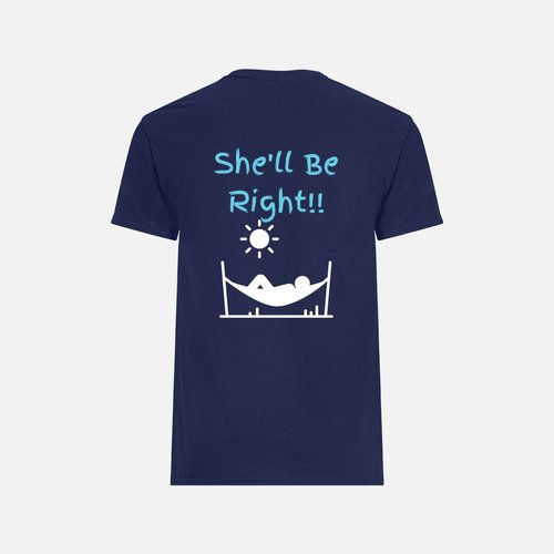 Thumbnail: Men's T-Shirt "She'll Be Right" - Various Designs