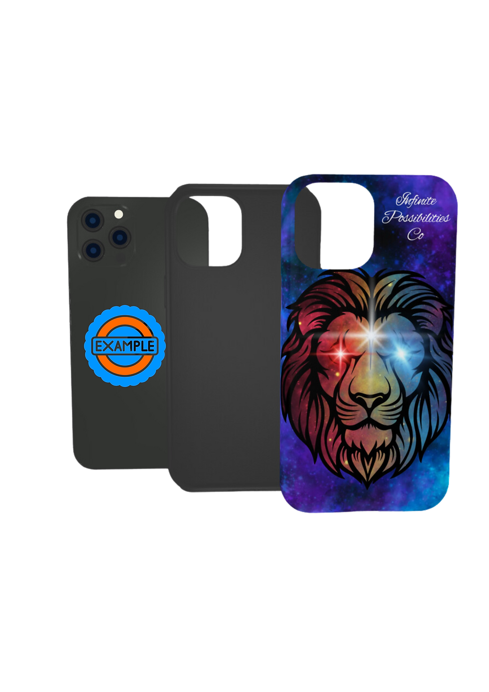 Thumbnail: Galaxy lion blue and purple mist lights power example case