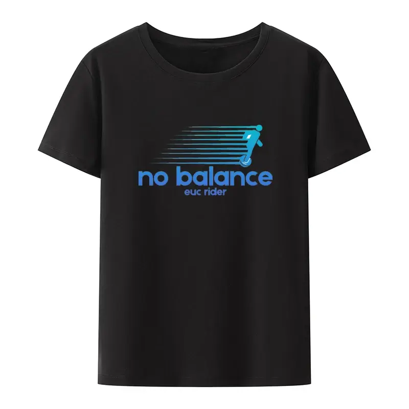 Miniatura: No Balance Graphic Printed T-Shirt Funny Tee Tops Novelty Comfortable Roupas Mas